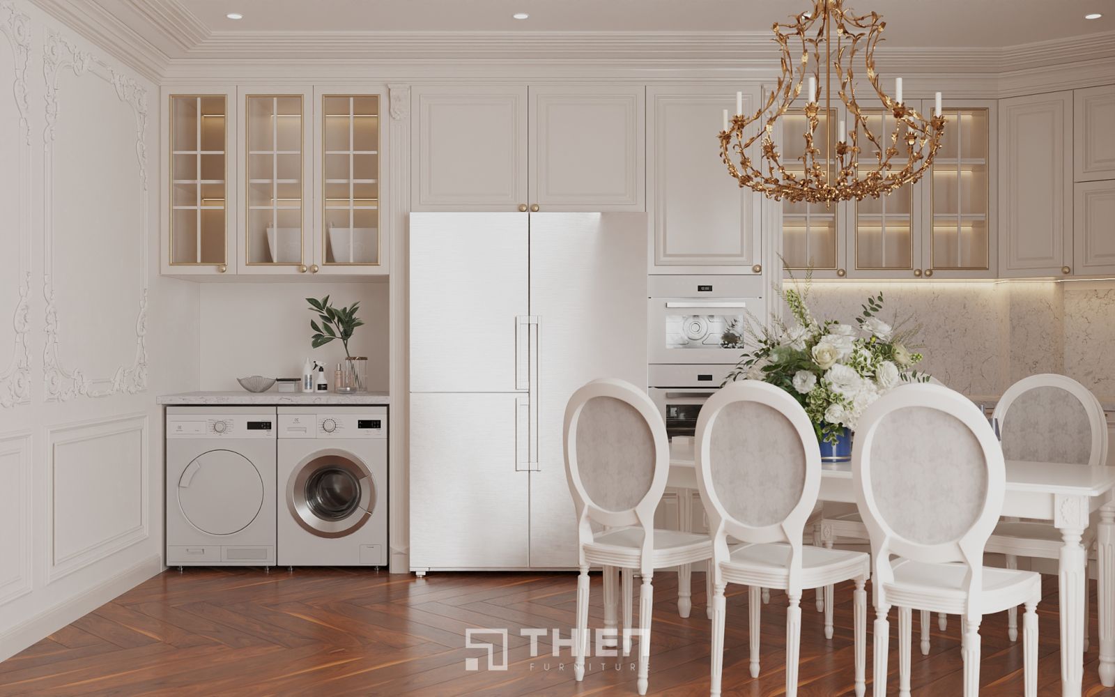Ứng dụng phong cách tân cổ điển trong không gian sống