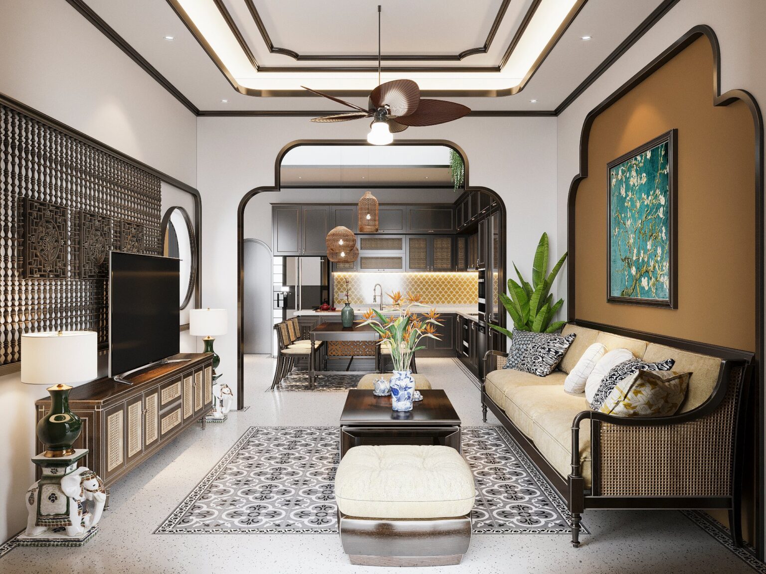 Phong Cách Nội Thất Indochine Là Gì?