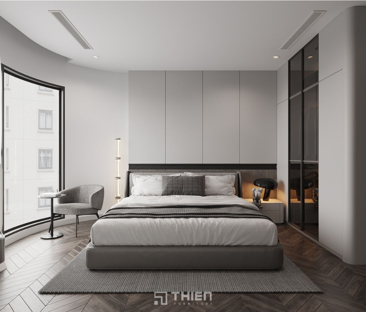 cách bố trí phòng ngủ 8m2 khoa học 