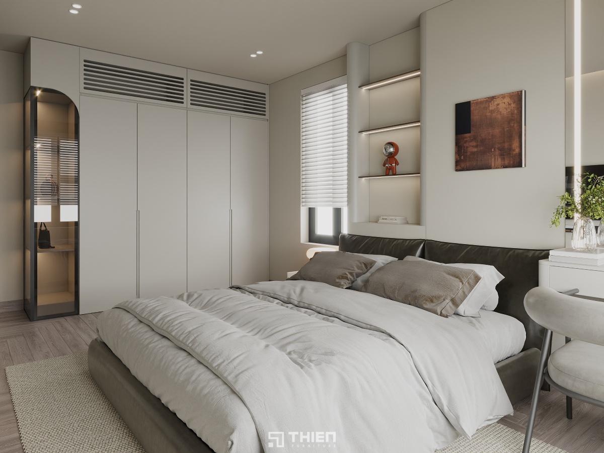 Tủ quần áo kịch trần giúp tối ưu không gian