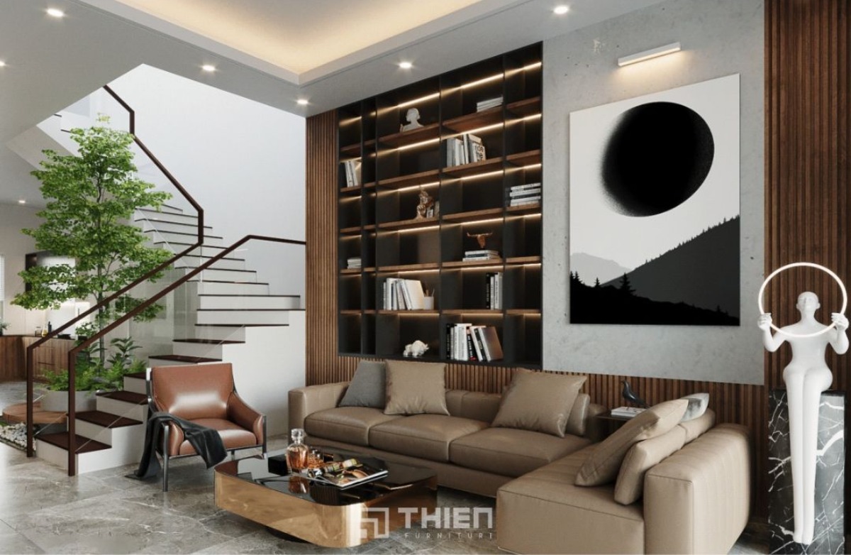 Trang trí tủ phòng khách đẹp