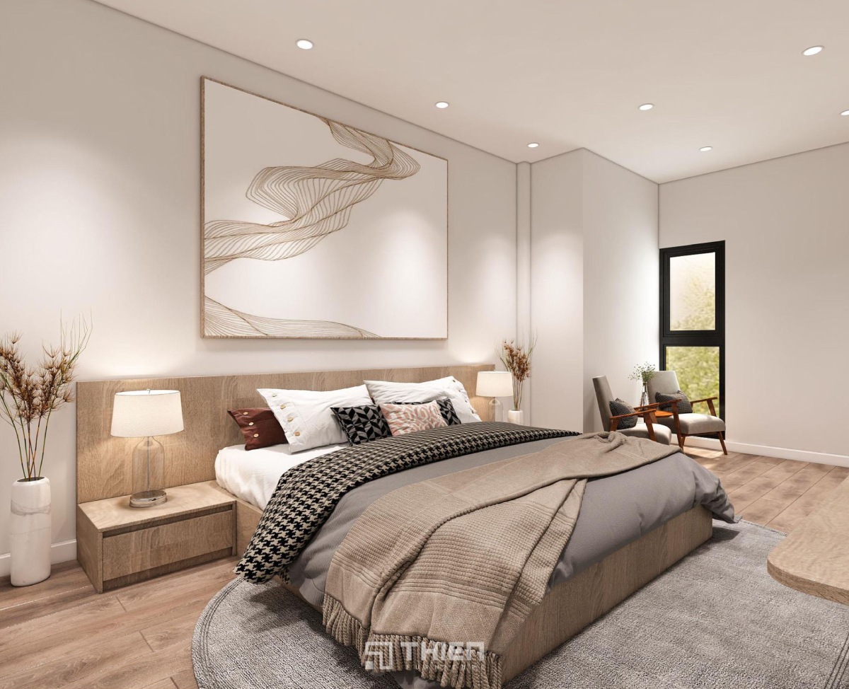 Diện tích phòng ngủ cần dựa vào số lượng người ở