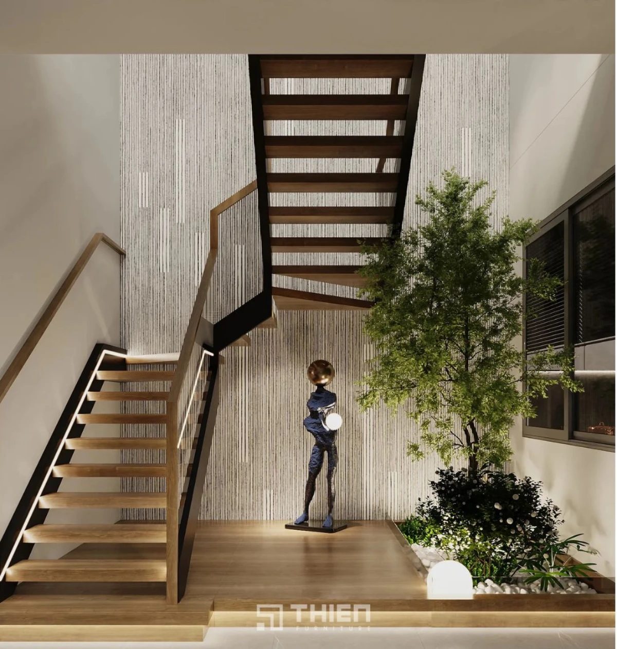 lưu ý khi thiết kế gầm cầu thang