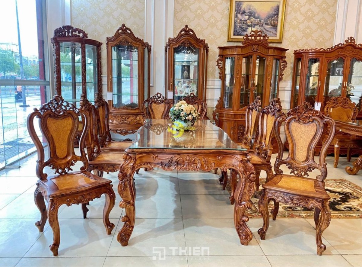 Ứng dụng gỗ Trắc trong nội thất