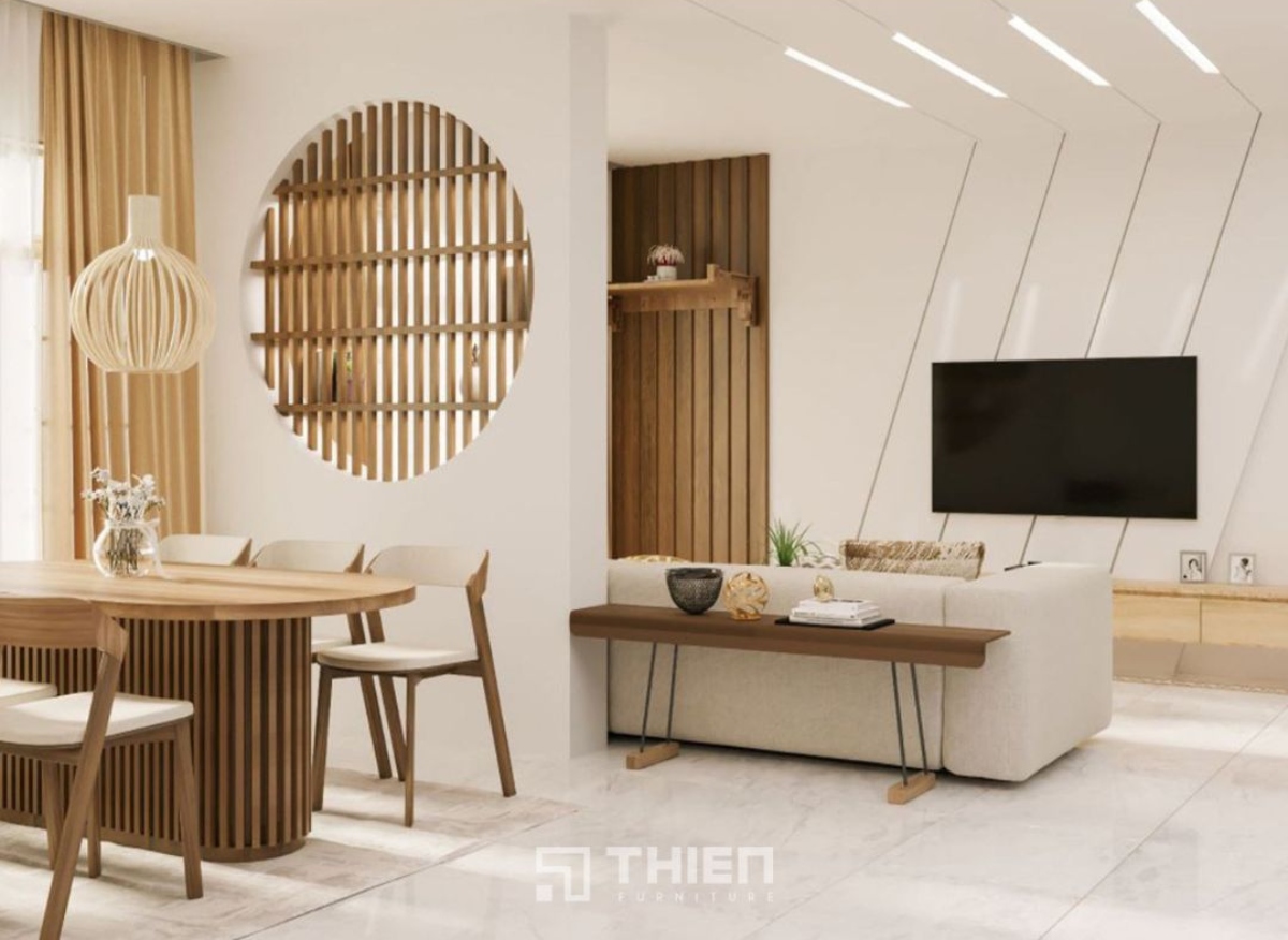 Thi?t k? nội thất Japandi