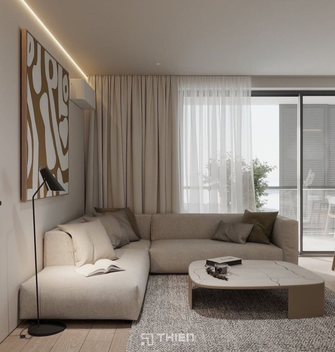 sofa phòng khách tối giản