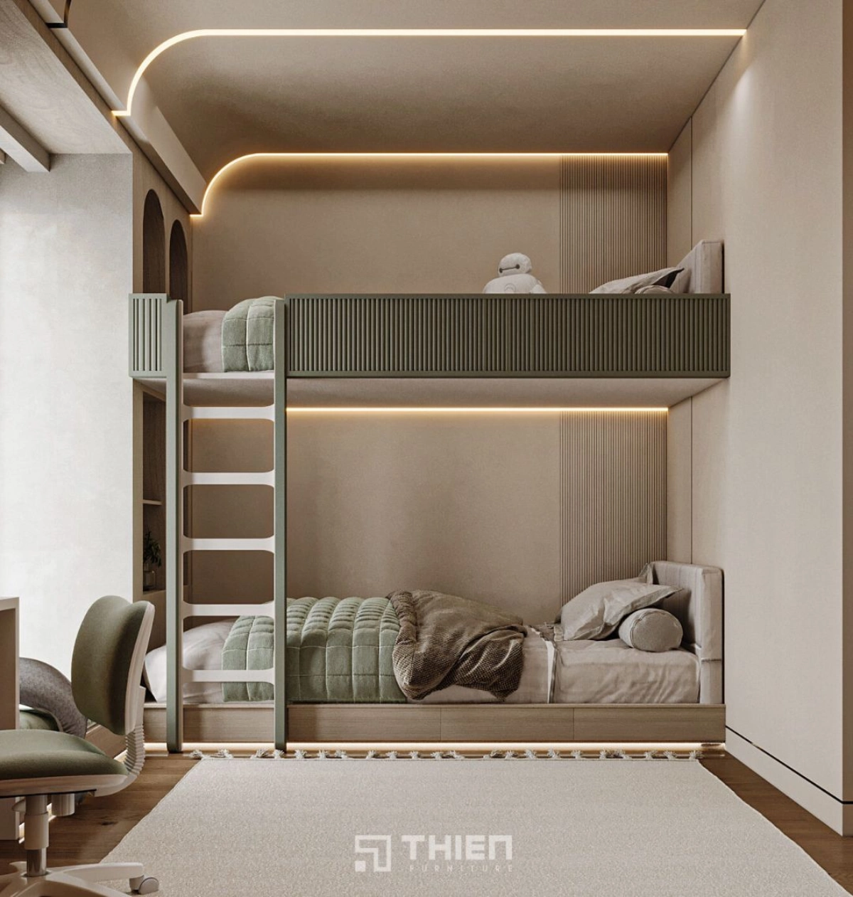 bố trí nội thất phòng ngủ 10m2