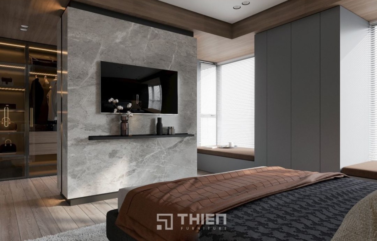 Nguyên từc bố trí phòng ngủ trên bếp