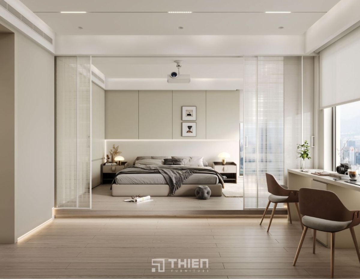 Thi công hạng mục phòng ngủ 