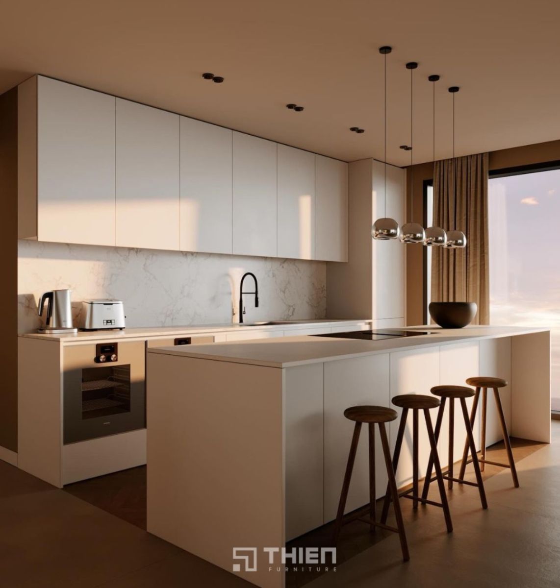 N?i th?t chung c? 70m2 hiện đại