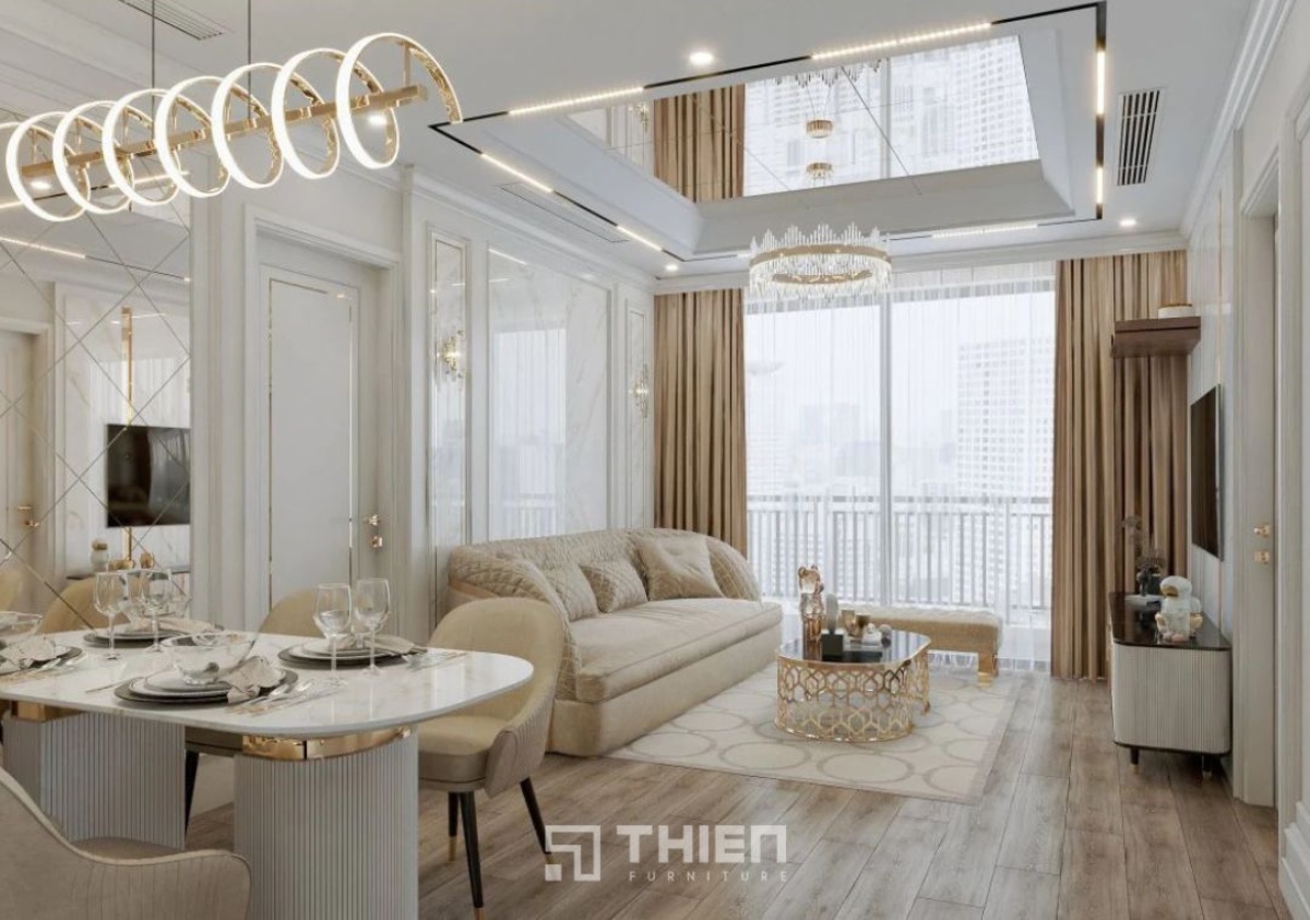 N?i th?t tân c? điện chung c? 70m2