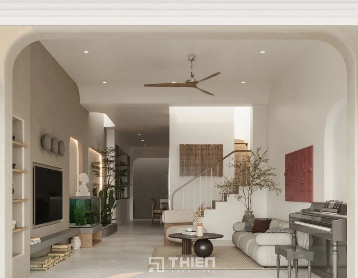 Thiết kế nội thất nhà phố Bắc Âu