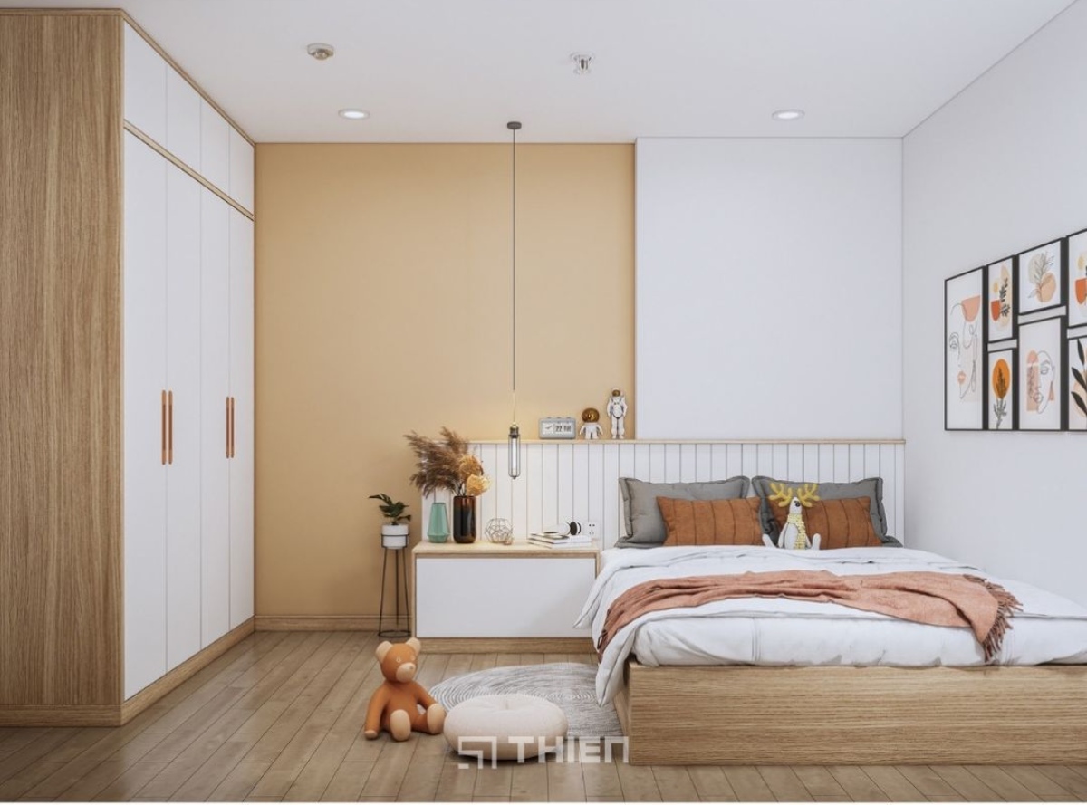 Thiết kế phòng ngủ 15m2 hiện đại