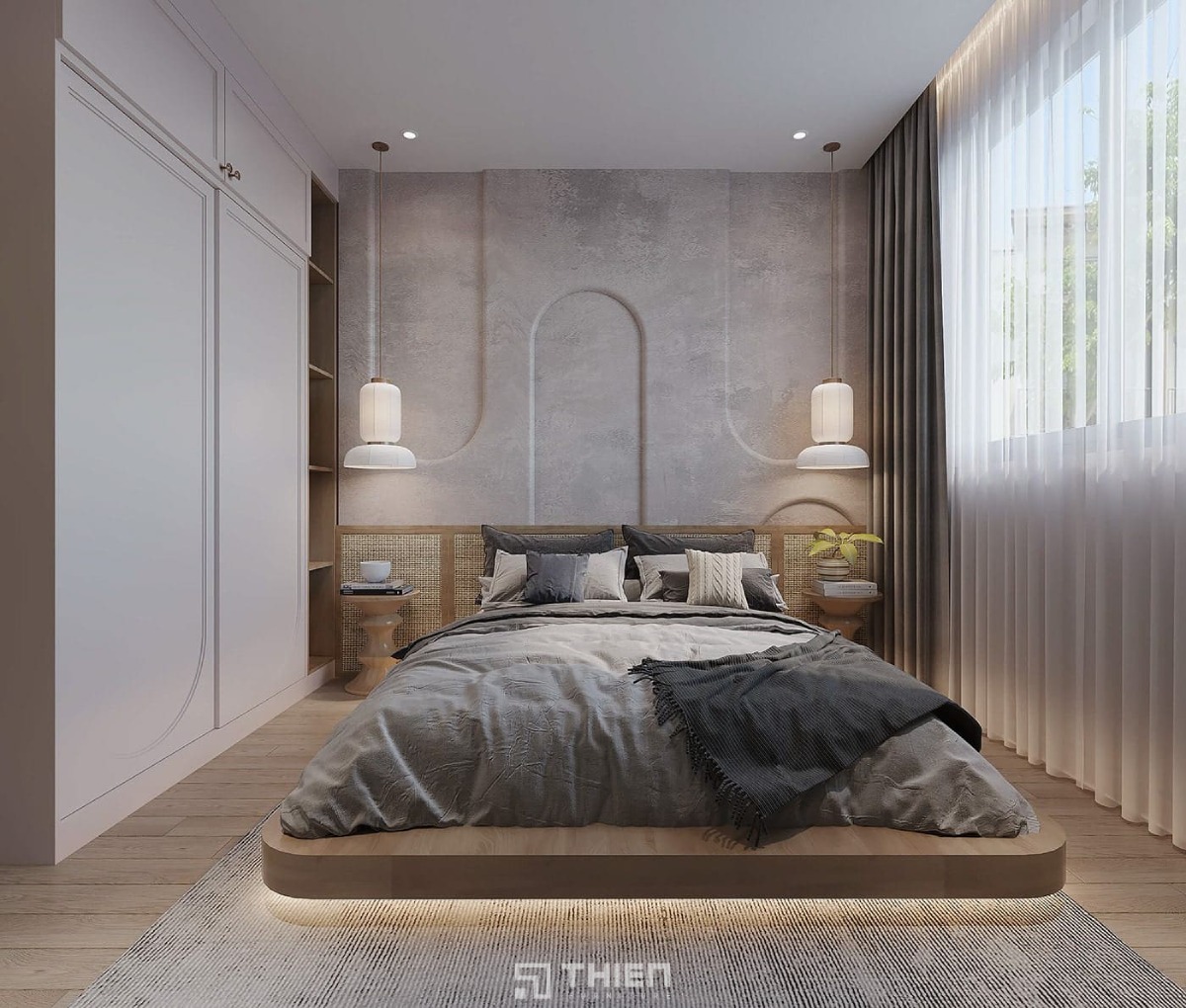 Xu hướng thiết kế phòng ngủ đẹp phong cách Nhật