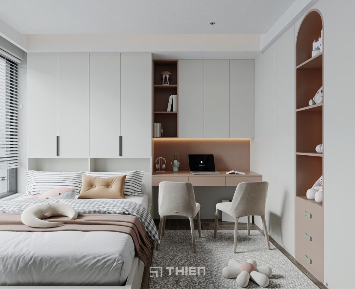 thiết kế phòng ngủ nhỏ đa năng