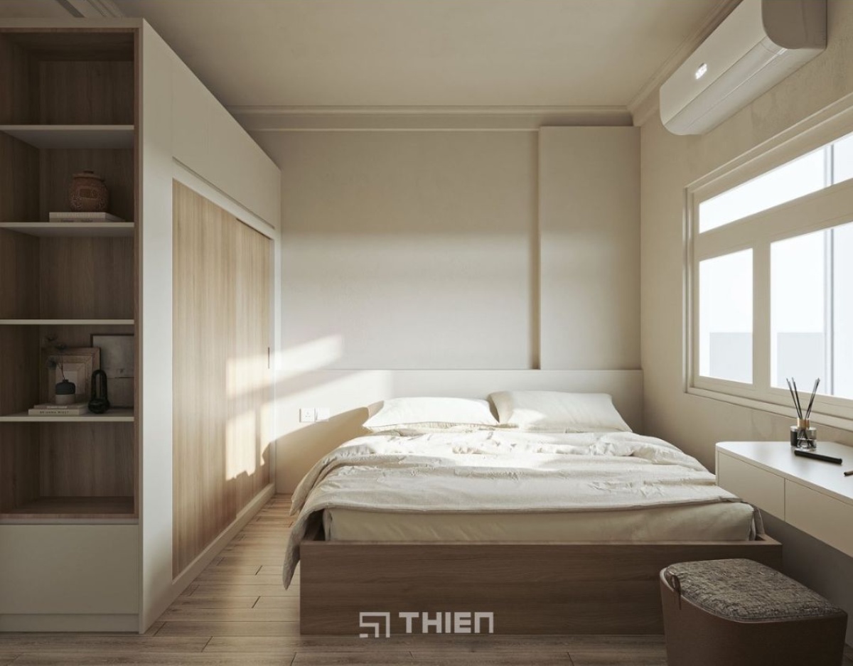 tận dụng ánh sáng cho phòng ngủ nhỏ