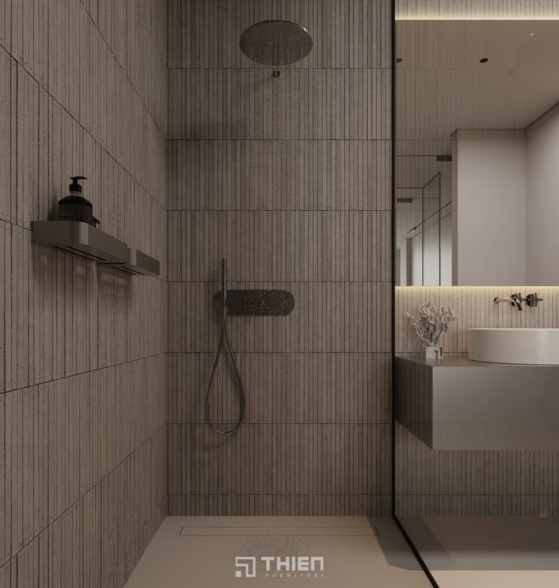 thiết kế phòng tắm nhỏ