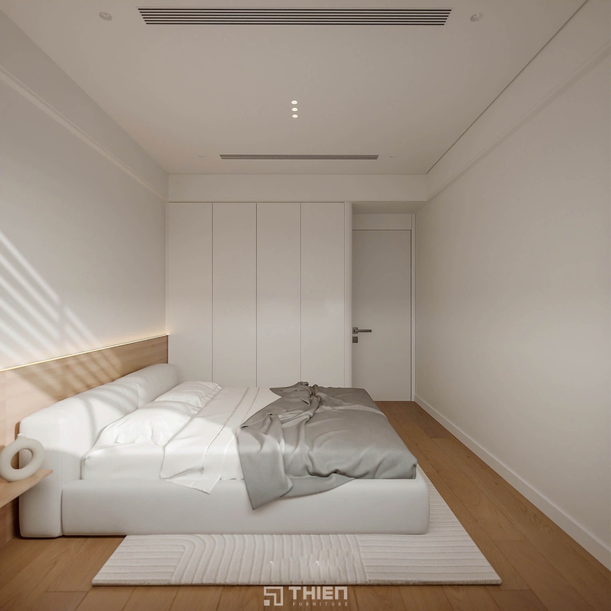 Kích thước tủ quần áo phù hợp với diện tích phòng