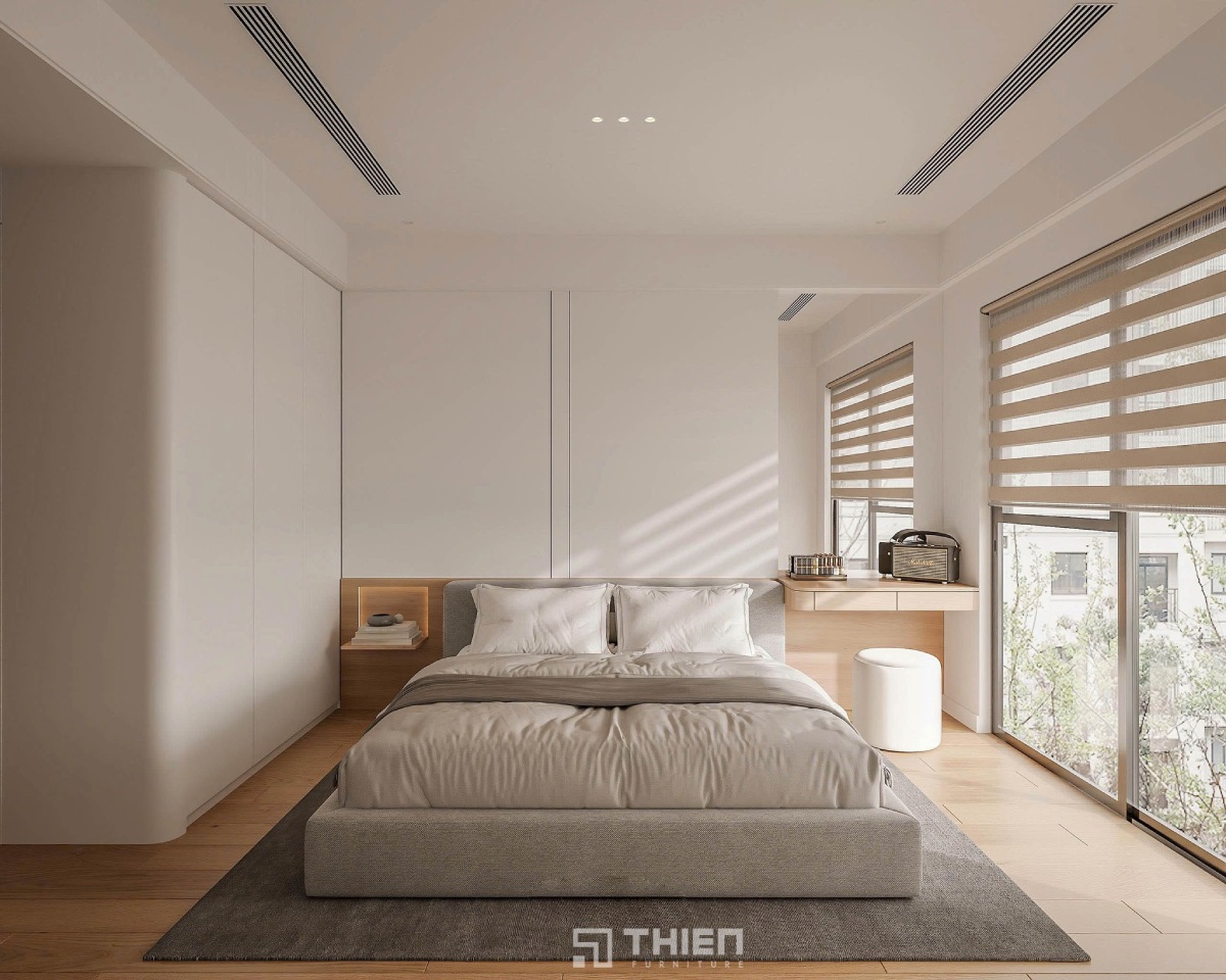 Thiết kế tủ quần áo cho phòng ngủ nhỏ gọn 