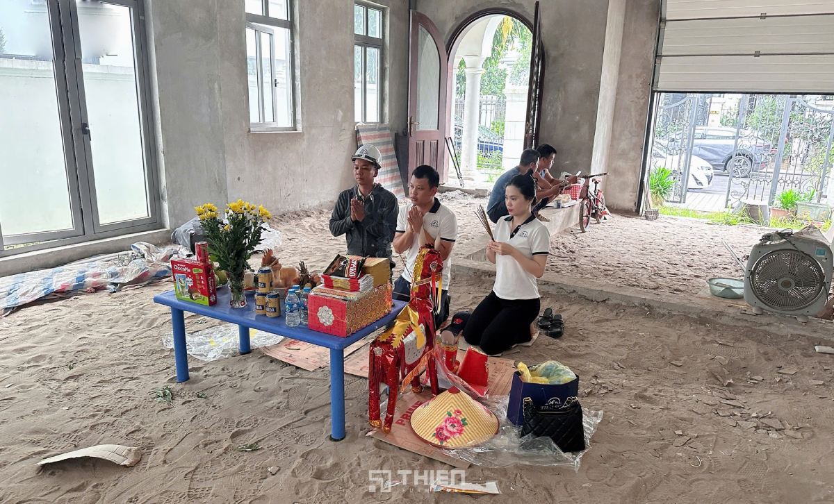 Lễ động thổ mang lại bình an, tài lộc