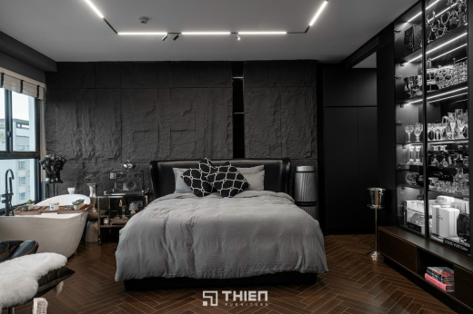 Căn Hộ Độc Bản Với Thiết Kế All Black Cá Tính & Tinh Tế