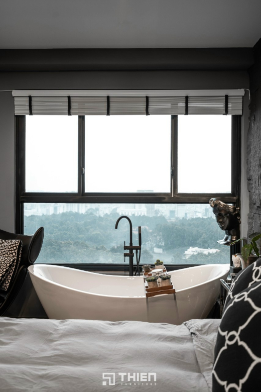Căn Hộ Độc Bản Với Thiết Kế All Black Cá Tính & Tinh Tế