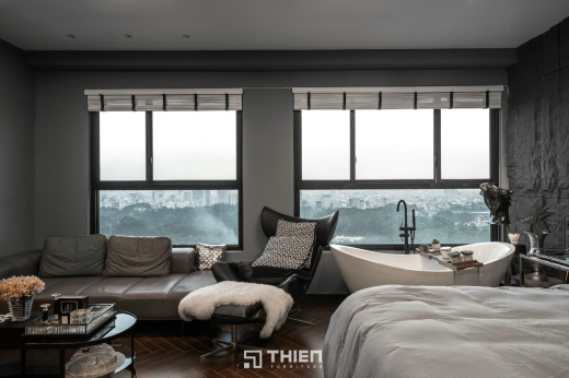 Căn Hộ Độc Bản Với Thiết Kế All Black Cá Tính & Tinh Tế