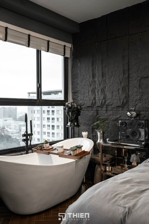Căn Hộ Độc Bản Với Thiết Kế All Black Cá Tính & Tinh Tế