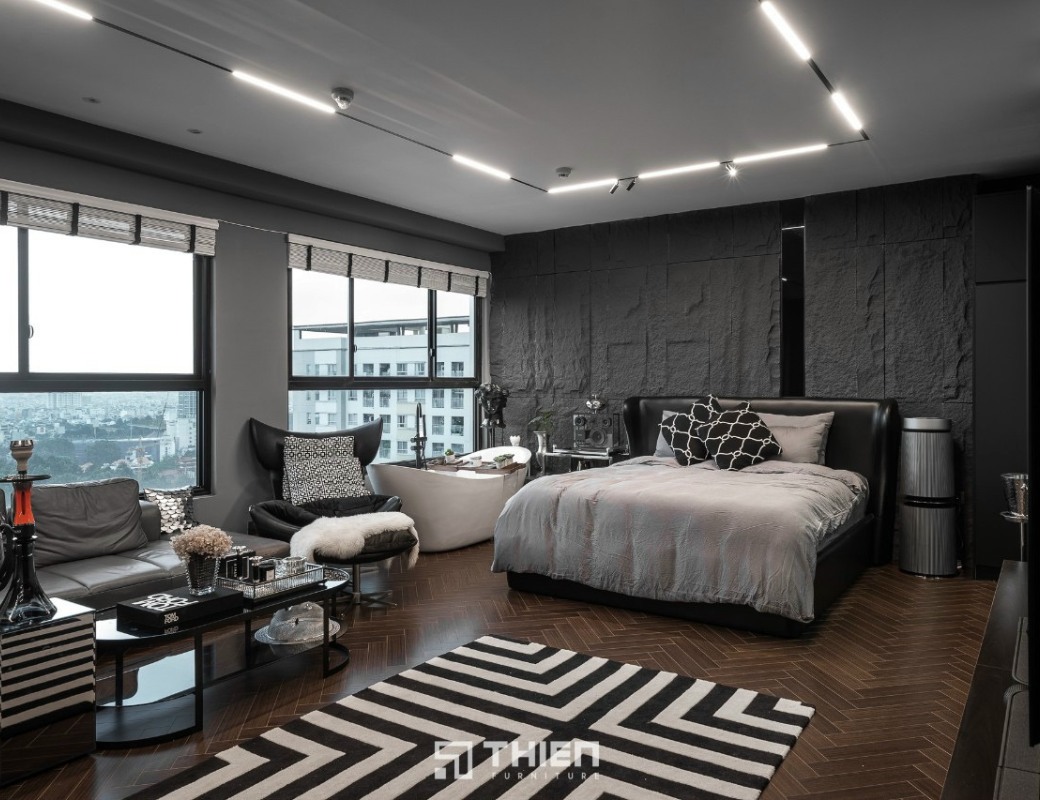 Căn Hộ Độc Bản Với Thiết Kế All Black Cá Tính & Tinh Tế