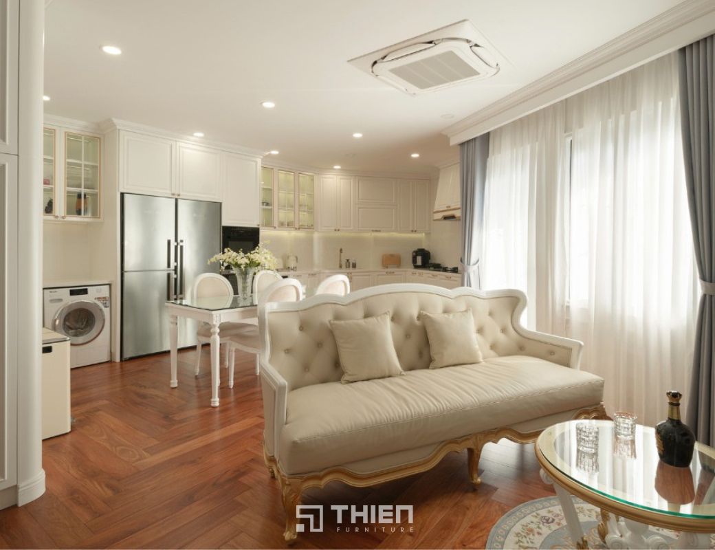 Nhà Phố Với Nội Thất Tân Cổ Điển Đầy Cuốn Hút