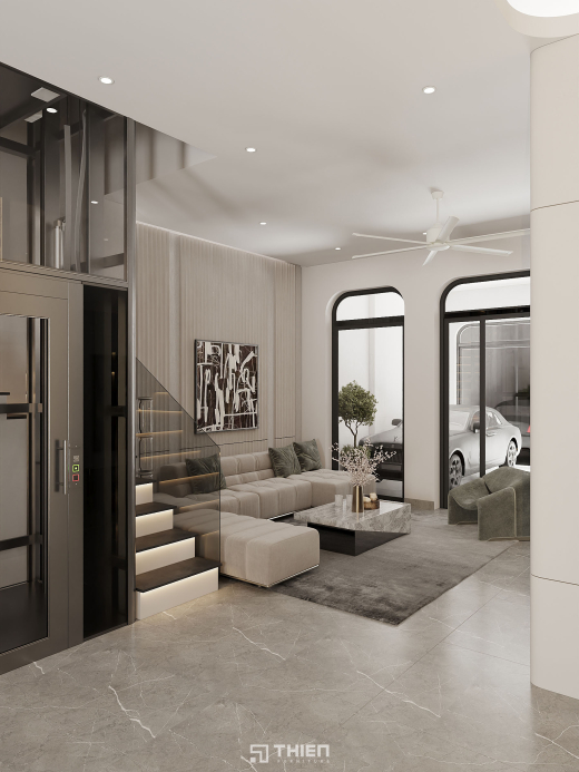 Thiết Kế Nhà Phố Thoáng Đạt