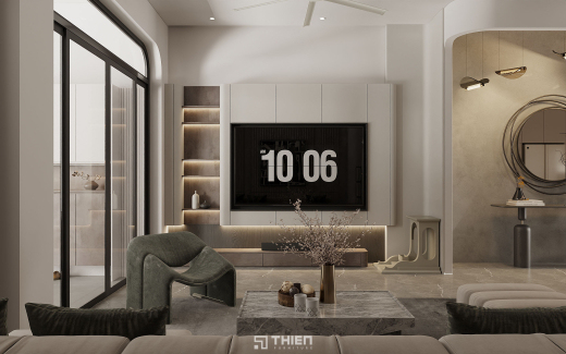 Thiết Kế Nhà Phố Thoáng Đạt