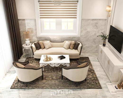 Mẫu Biệt Thự Tân Cổ Điển Kiểu Pháp