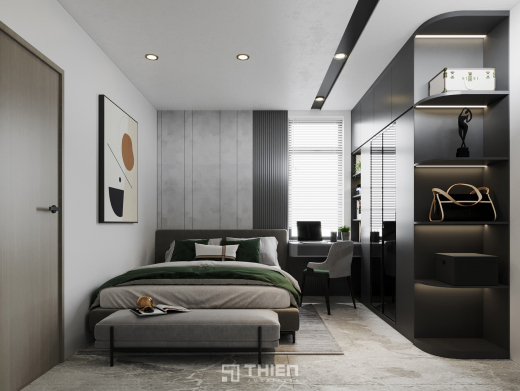Mẫu Nhà Phố Nội Thất Thời Thượng