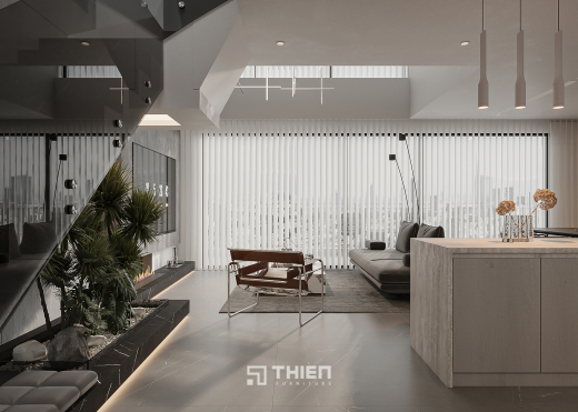 Thiết Kế Duplex Thông Tầng Cá Tính
