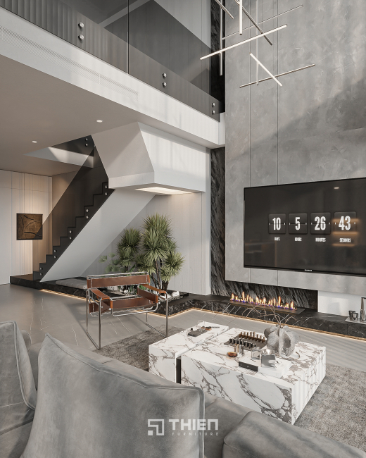 Thiết Kế Duplex Thông Tầng Cá Tính