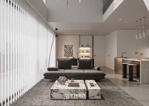 Thiết Kế Duplex Thông Tầng Cá Tính