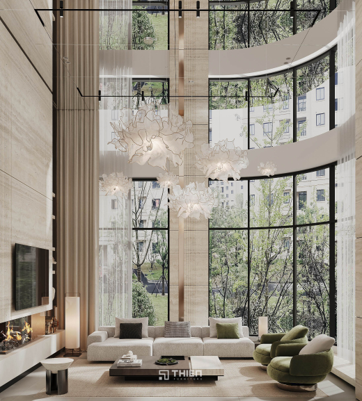 Thiết Kế Penthouse Ecopark Đẳng Cấp Châu Âu