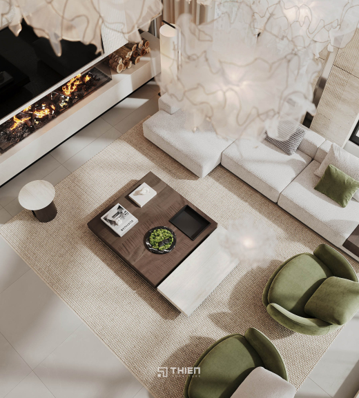 Thiết Kế Penthouse Ecopark Đẳng Cấp Châu Âu