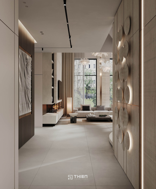 Thiết Kế Penthouse Ecopark Đẳng Cấp Châu Âu