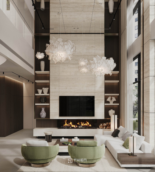 Thiết Kế Penthouse Ecopark Đẳng Cấp Châu Âu
