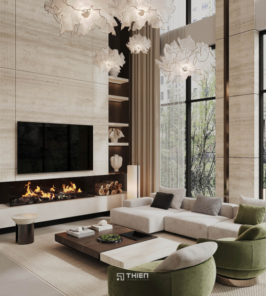Thiết Kế Penthouse Ecopark Đẳng Cấp Châu Âu