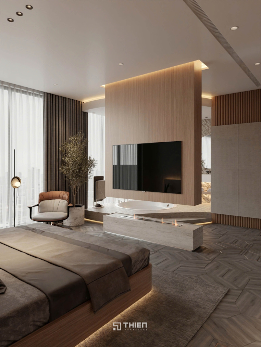 Thiết Kế Penthouse Ecopark Đẳng Cấp Châu Âu