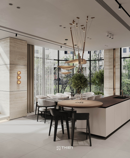 Thiết Kế Penthouse Ecopark Đẳng Cấp Châu Âu