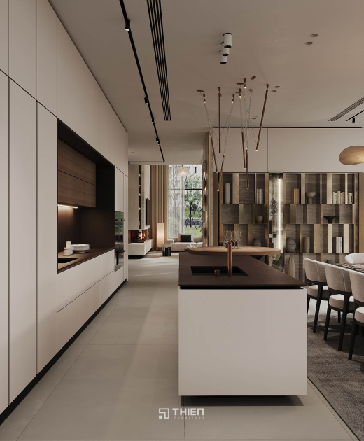 Thiết Kế Penthouse Ecopark Đẳng Cấp Châu Âu