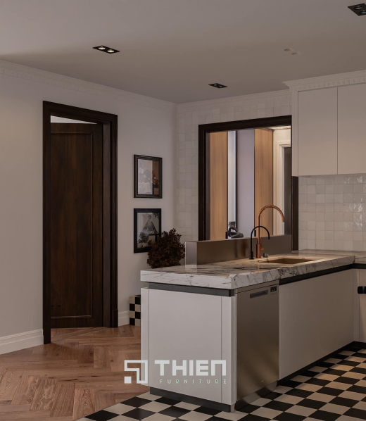 Thiết Kế Căn Hộ Đương Đại Ấm Áp