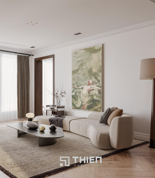 Thiết Kế Căn Hộ Đương Đại Ấm Áp