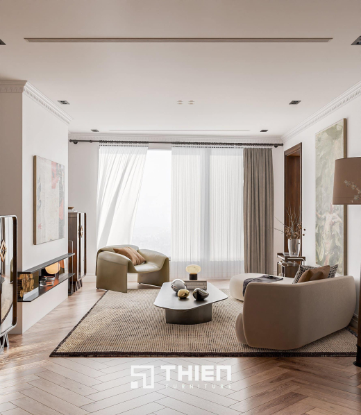 Thiết Kế Căn Hộ Đương Đại Ấm Áp