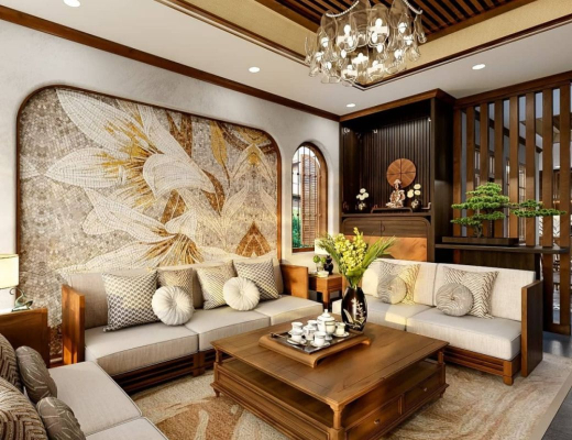 Thiết Kế Phòng Khách Có Bàn Thờ: Cách Chọn Vị Trí Đẹp, Tránh Đại Kỵ